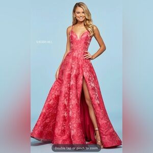 Sherri Hill Fuchsia Gown NWT